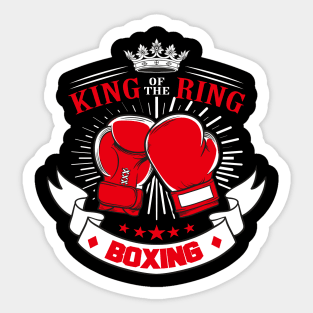 King Of The Ring Boxing Sticker